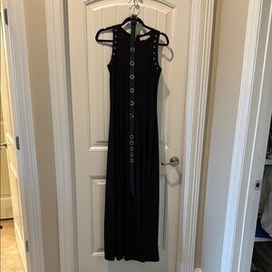 Michael Kors Black Halter Maxi Dress for Cocktail